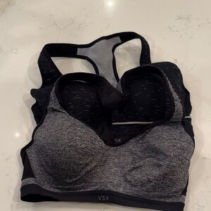 VSX Black and Gray Sports Bra